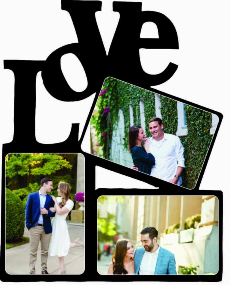LOVE Photo Frame – Romantic Wall Hanging Picture Frame for Couples & Memories - Image 2